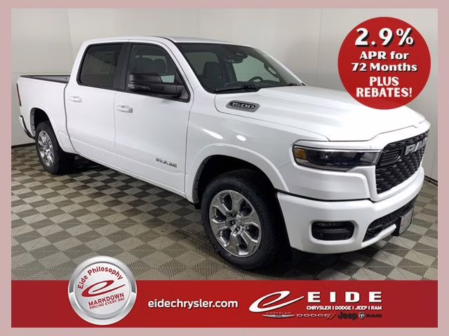 2026 Bright White Clearcoat Ram 1500 Big Horn 4X4 Truck
