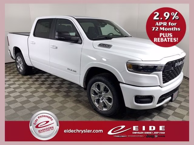 2026 Bright White Clearcoat Ram 1500 Big Horn 4X4 Truck