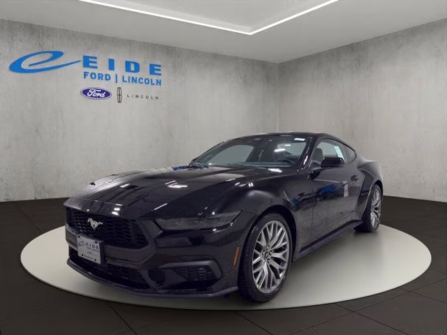 2026 Shadow Black Ford Mustang EcoBoost Premium RWD Coupe