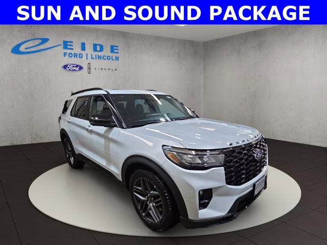 2026 Space White Metallic Ford Explorer ST 4X4 SUV