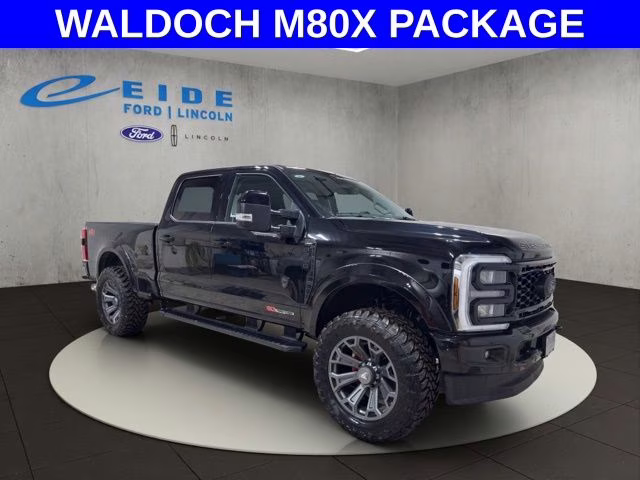 2026 Agate Black Metallic Ford Super Duty F-250 SRW Lariat Waldoch M80X 4X4 Truck