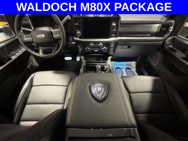 2026 Agate Black Metallic Ford Super Duty F-250 SRW Lariat Waldoch M80X 4X4 Truck