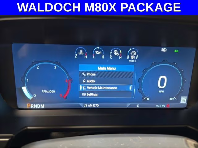 2026 Agate Black Metallic Ford Super Duty F-250 SRW Lariat Waldoch M80X 4X4 Truck