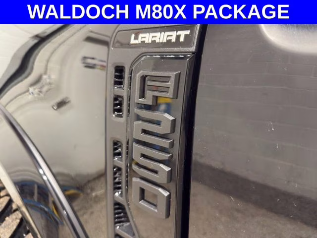 2026 Agate Black Metallic Ford Super Duty F-250 SRW Lariat Waldoch M80X 4X4 Truck
