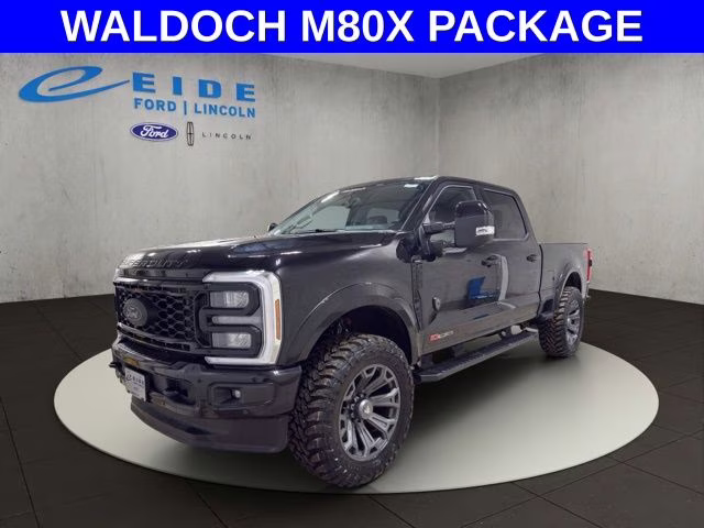 2026 Agate Black Metallic Ford Super Duty F-250 SRW Lariat Waldoch M80X 4X4 Truck
