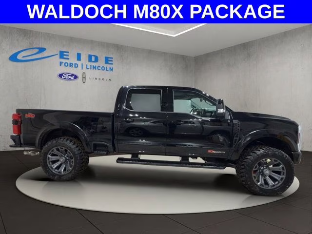 2026 Agate Black Metallic Ford Super Duty F-250 SRW Lariat Waldoch M80X 4X4 Truck