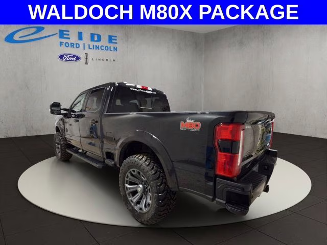 2026 Agate Black Metallic Ford Super Duty F-250 SRW Lariat Waldoch M80X 4X4 Truck