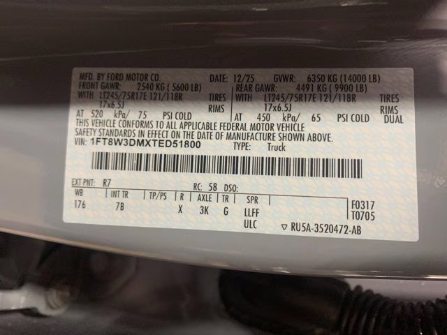 2026 Glacier Gray Metallic Tri-Coat Ford Super Duty F-350 DRW Platinum 4X4 Truck