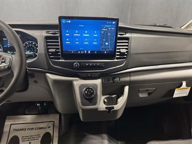 2025 Oxford White Ford E-Transit-350 Base RWD Van