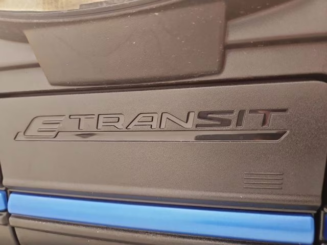 2025 Oxford White Ford E-Transit-350 Base RWD Van