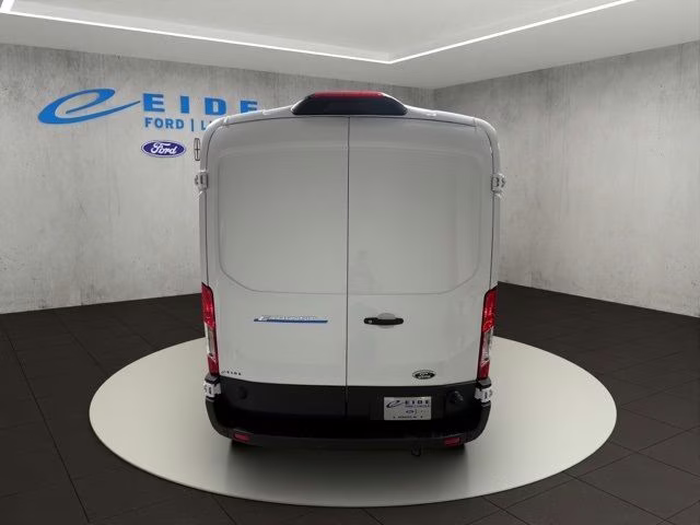 2025 Oxford White Ford E-Transit-350 Base RWD Van