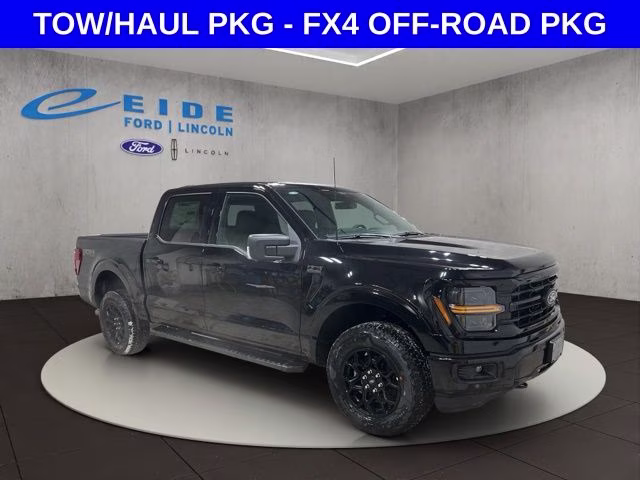 2026 Agate Black Metallic Ford F-150 XLT Black Appearance 4X4 Truck