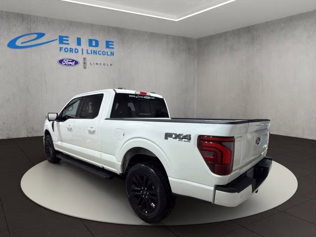 2026 Star White Metallic TC Ford F-150 Lariat Black Appearance 4X4 Truck
