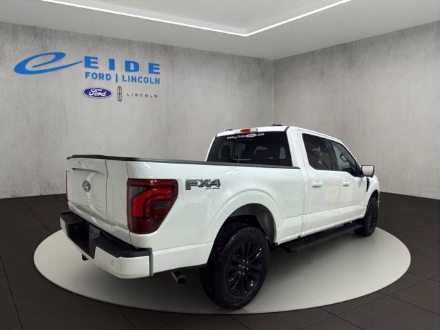 2026 Star White Metallic TC Ford F-150 Lariat Black Appearance 4X4 Truck