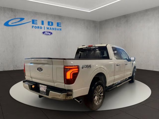 2025 Star White Metallic Tri-Coat Ford F-150 Lariat Chrome 4X4 Truck