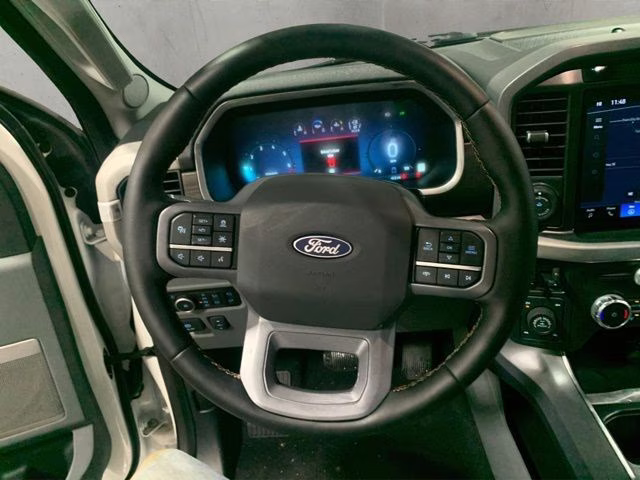 2025 Star White Metallic Tri-Coat Ford F-150 Lariat Chrome 4X4 Truck