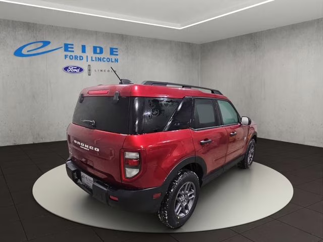 2025 Ruby Red Metallic Tinted Clearcoat Ford Bronco Sport Big Bend 4X4 SUV