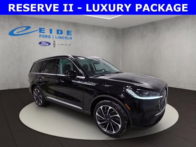2026 Infinite Black Metallic Clearcoat Lincoln Aviator Reserve AWD SUV