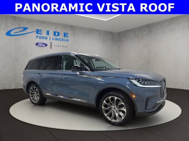 2026 Whisper Blue Metallic Clearcoat Lincoln Aviator Reserve AWD SUV