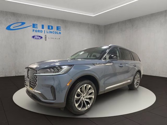 2026 Whisper Blue Metallic Clearcoat Lincoln Aviator Reserve AWD SUV