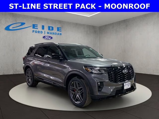 2026 Carbonized Gray Metallic Ford Explorer ST-Line 4X4 SUV
