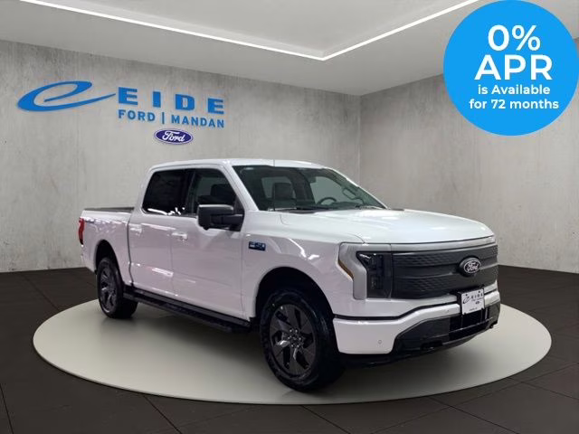 2025 Oxford White Ford F-150 Lightning Flash AWD Truck
