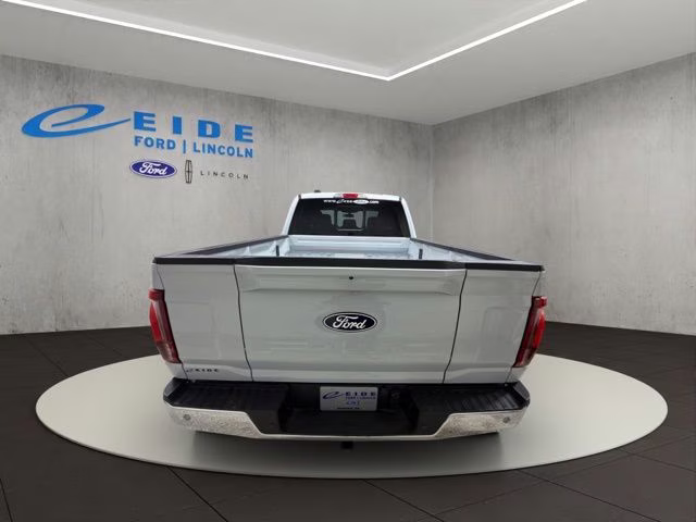 2025 Space White Metallic Ford F-150 Lariat Chrome 4X4 Truck