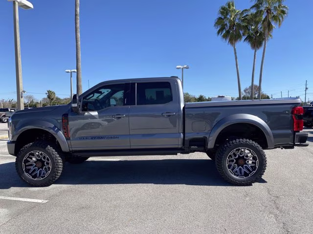 2026 Gray Metallic Ford Super Duty F-250 SRW Harley Davidson Lift 4X4 Truck