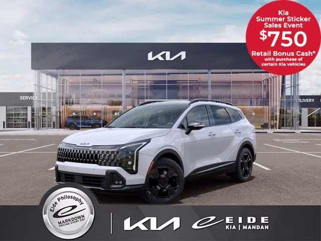 2026 Glacial White Pearl Kia Sportage X-Line AWD SUV