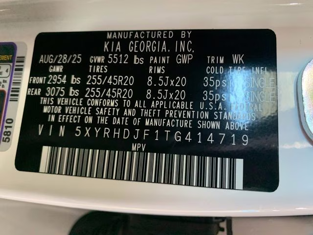 2026 Glacial White Pearl Kia Sorento X-Line EX AWD SUV