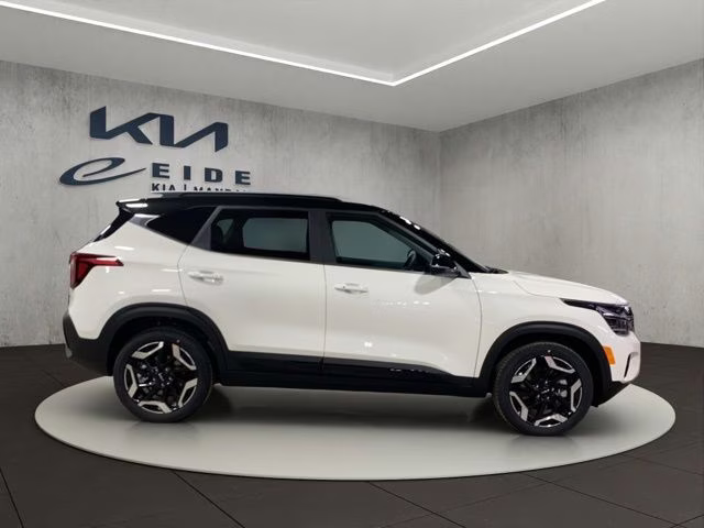 2026 Clear White/Black Roof Kia Seltos SX AWD SUV