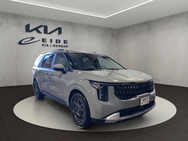2026 Ceramic Silver Kia Carnival Hybrid EX FWD Van