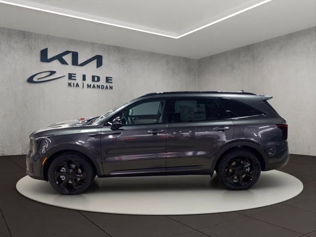 2026 Interstellar Gray Kia Sorento Hybrid X-Line SX Prestige AWD SUV