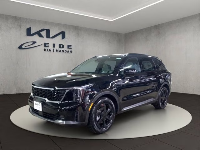 2026 Aurora Black Kia Sorento Hybrid X-Line SX-Prestige AWD SUV