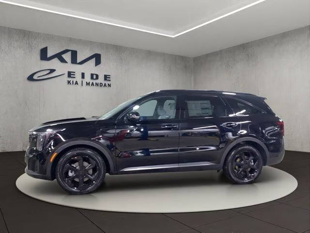 2026 Aurora Black Kia Sorento Hybrid X-Line SX-Prestige AWD SUV