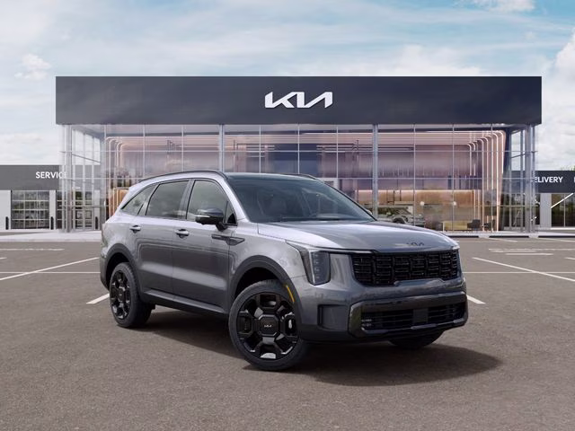 2026 Steel Gray Kia Sorento Hybrid X-Line SX Prestige AWD SUV