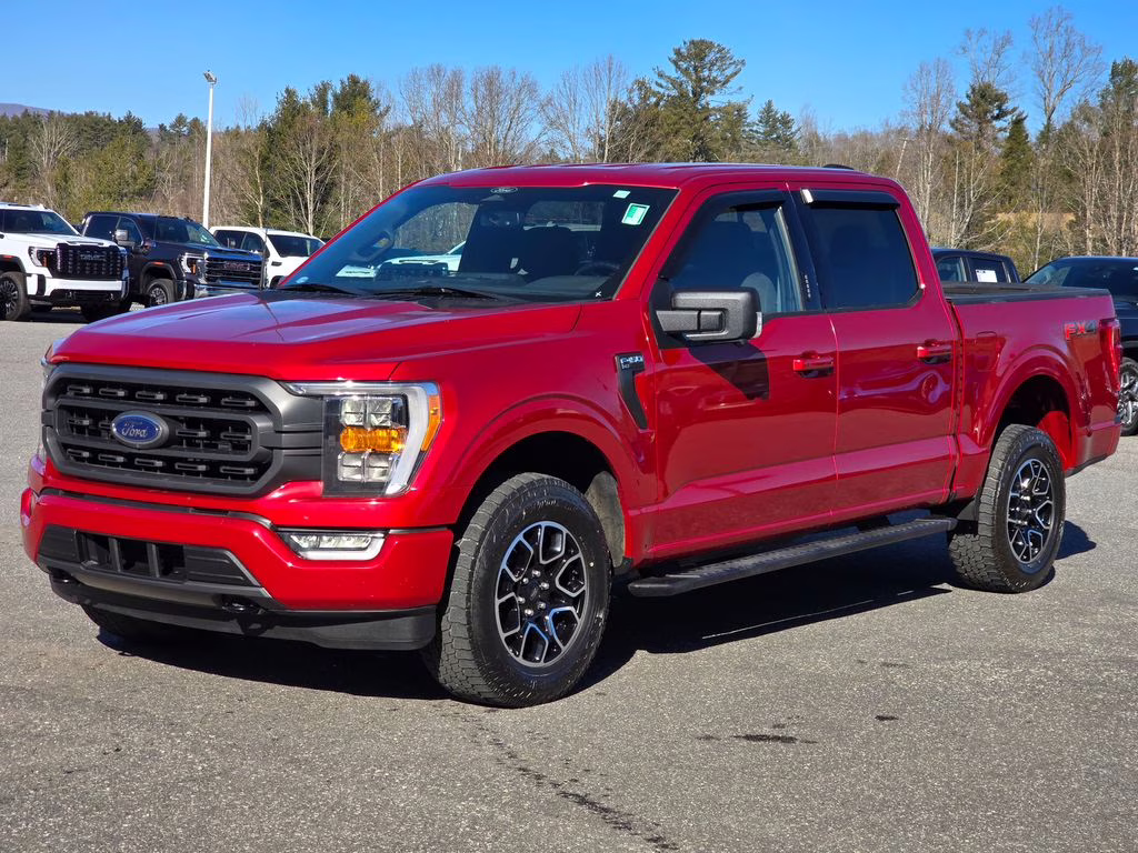2022 Red Metallic Ford F-150 XLT 4X4 Truck