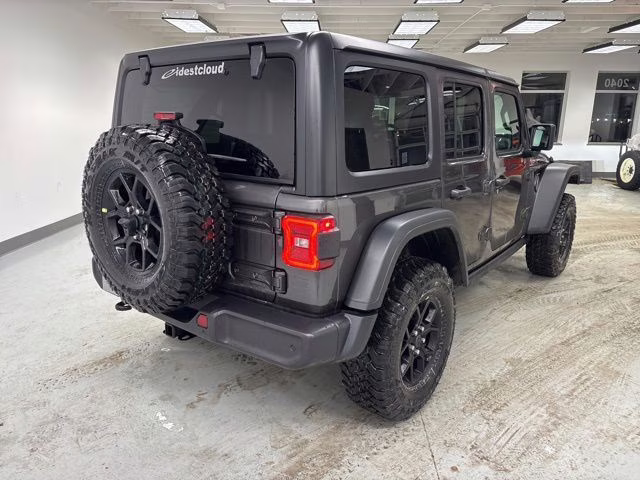 2026 Granite Crystal Metallic Clearcoat Jeep Wrangler Willys 4X4 SUV