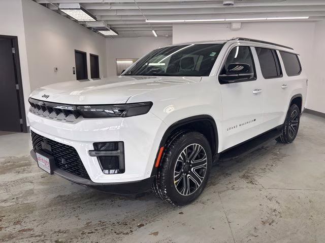 2026 Bright White Clearcoat Jeep Grand Wagoneer L 4x4 4X4 SUV