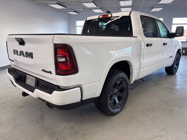 2026 Bright White Clearcoat Ram 1500 Big Horn Night Edition 4X4 Truck