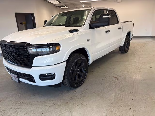 2026 Bright White Clearcoat Ram 1500 Big Horn Night Edition 4X4 Truck