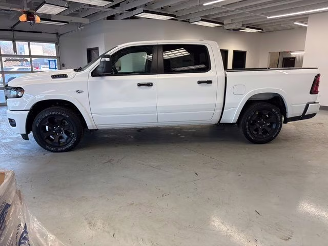 2026 Bright White Clearcoat Ram 1500 Big Horn Night Edition 4X4 Truck