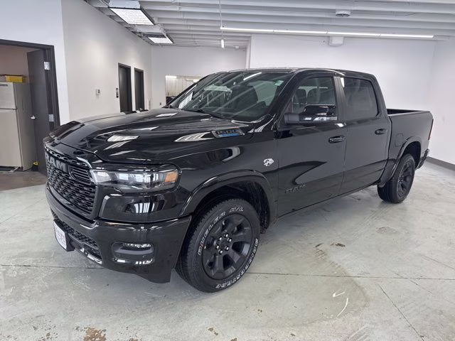 2026 Diamond Black Crystal Pearlcoat Ram 1500 Big Horn Night Edition 4X4 Truck