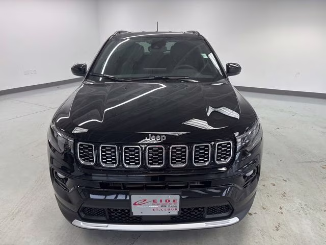 2026 Diamond Black Crystal Pearlcoat Jeep Compass Limited 4X4 SUV