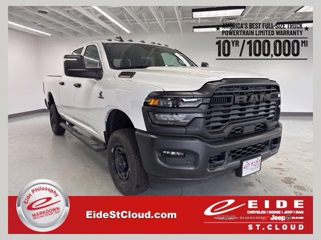 2026 Bright White Clearcoat Ram 2500 Tradesman 4X4 Truck