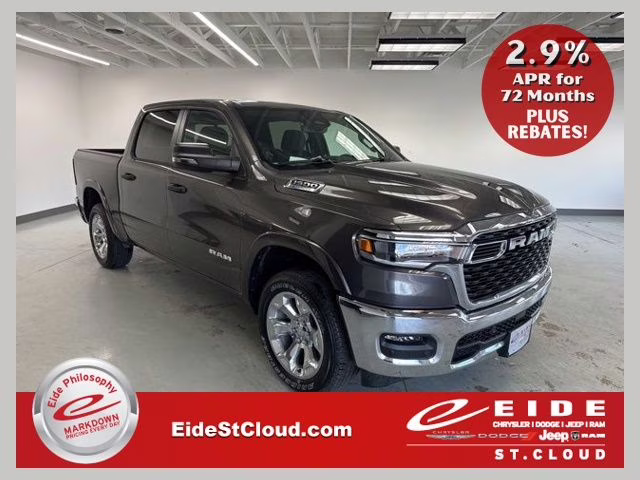 2026 Granite Crystal Metallic Clearcoat Ram 1500 Big Horn 4X4 Truck