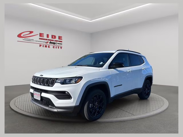 2026 Bright White Clearcoat Jeep Compass Altitude 4X4 SUV