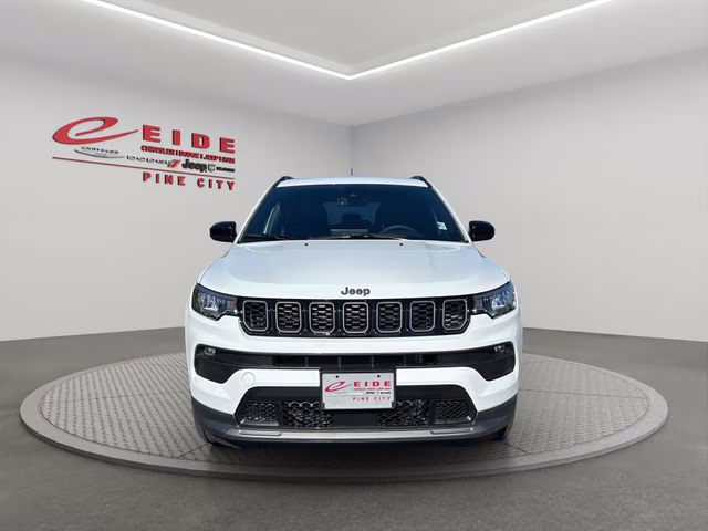 2026 Bright White Clearcoat Jeep Compass Altitude 4X4 SUV