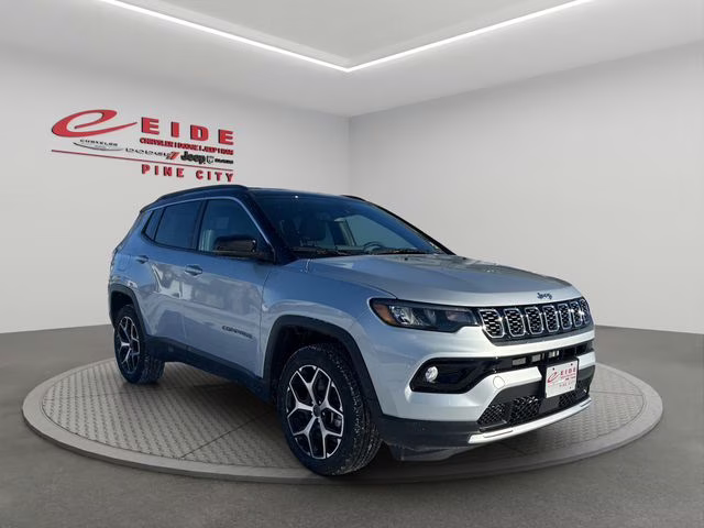 2026 Silver Zynith Metallic Clearcoat Jeep Compass Limited 4X4 SUV