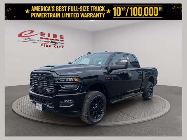 2026 Diamond Black Crystal Pearlcoat Ram 2500 Tradesman 4X4 Truck